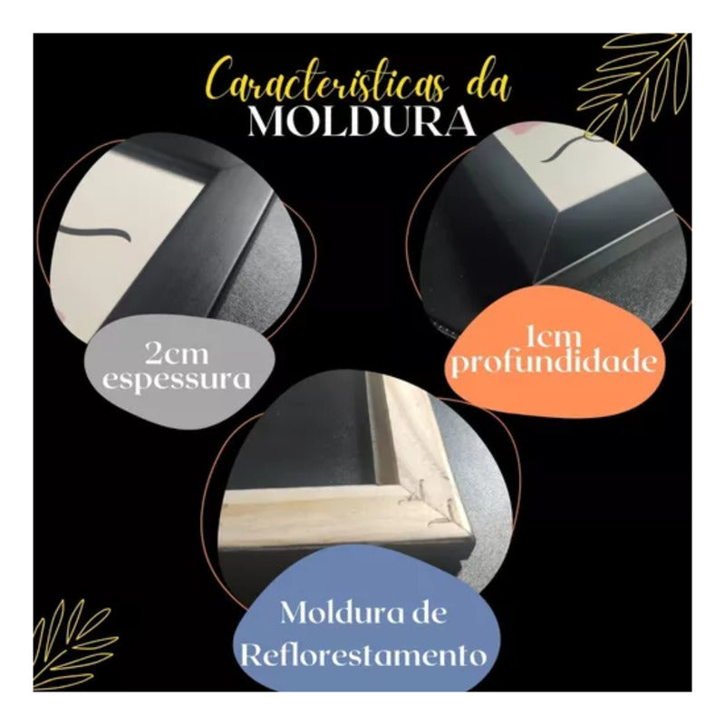 Quadro Nunca Foi Sorte Sempre Foi Deus- Envio Rápido