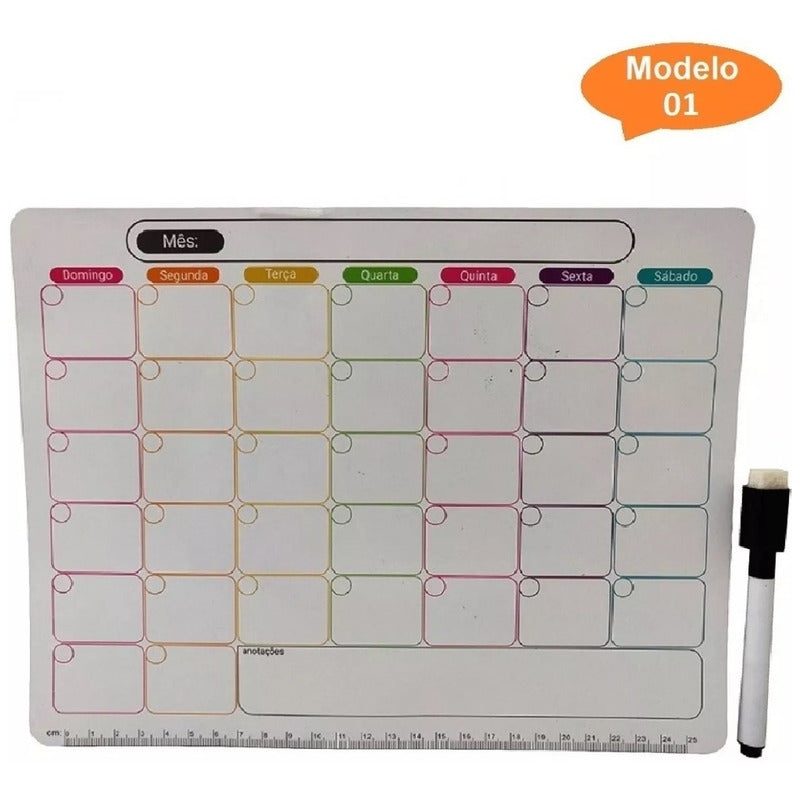 Ímã De Geladeira Porta Recados Planner Anotações Recados