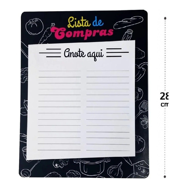 Ímã De Geladeira Porta Recados Planner Anotações Recados
