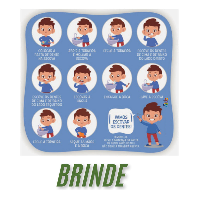 Quadro De Rotina Infantil Incentivo Quadro + Brinde Heróis