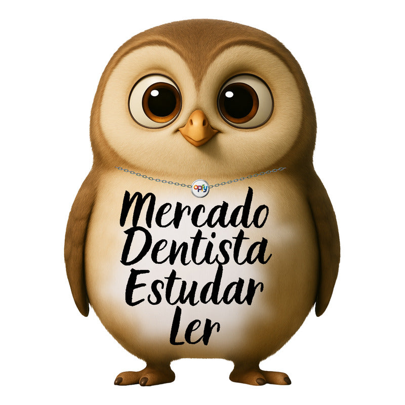 Ímã De Geladeira Coruja Grande (40x28 Cm) - Lousa Magn.