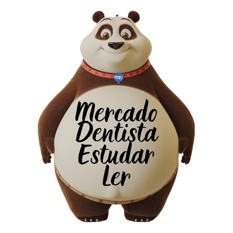 Ímã De Geladeira Panda Grande (40x28 Cm) - Lousa Magn.