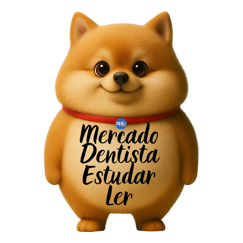 Ímã De Geladeira Lulu Da Pomerania Grande (a3) - Lousa Magn.