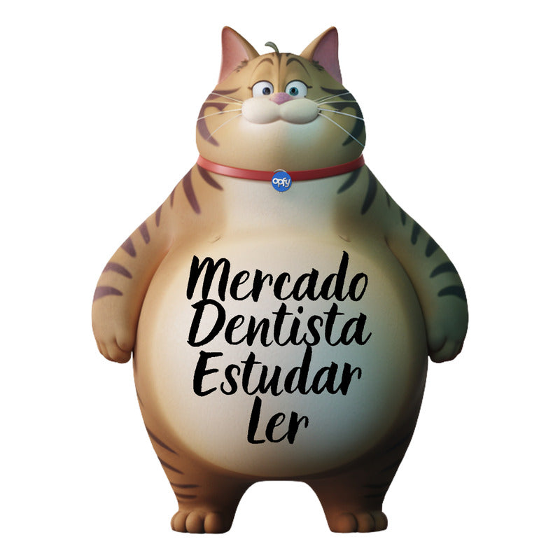 Ímã De Geladeira Gato Grande (28x40) - Lousa Magn.