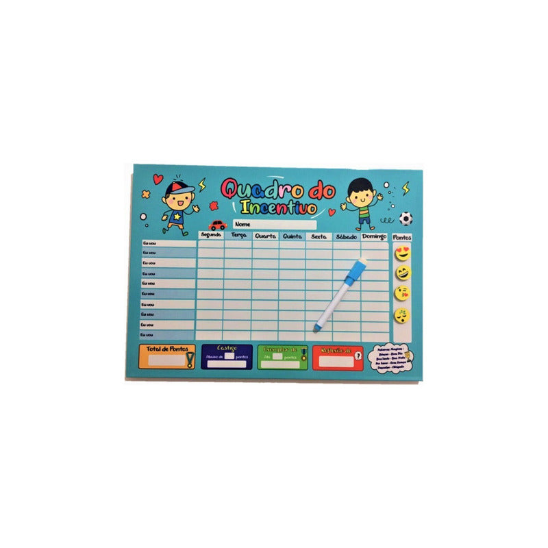 Quadro Mural De Comportamento Infantil - Regras Incentivo