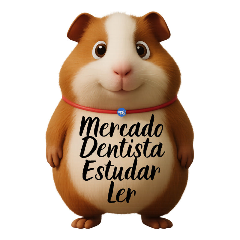 Ímã De Geladeira Hamster Grande (40 X 28 Cm) - Lousa Magn.