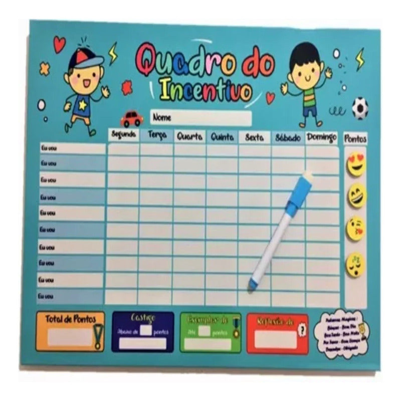 Quadro Comportamento Infantil Personalizado - Regras