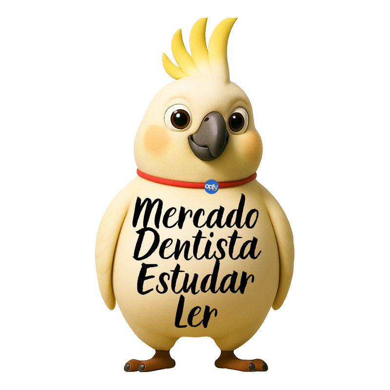 Ímã De Geladeira Calopsita Grande (40x28 Cm) - Lousa Magn.