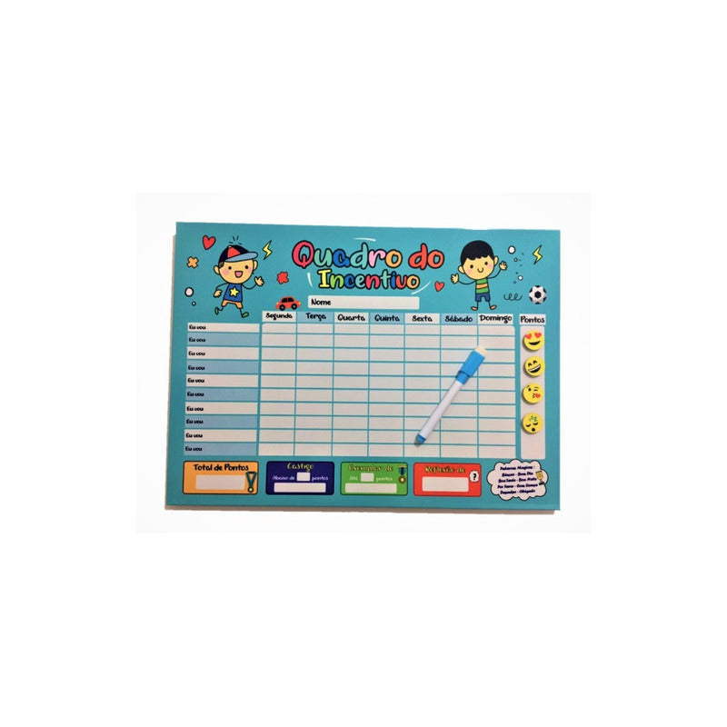 Quadro Mural De Comportamento Infantil - Regras Incentivo