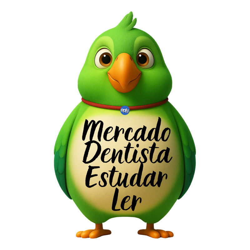 Ímã De Geladeira Papagaio Grande (40x28 Cm) - Lousa Magn.