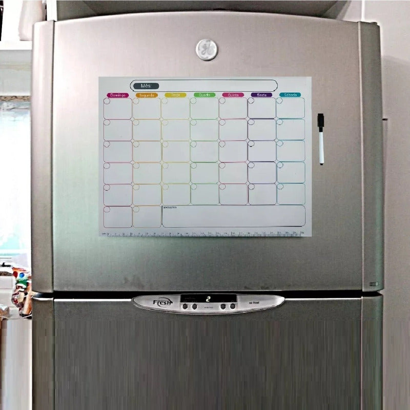 Ímã De Geladeira Porta Recados Planner Anotações Recados