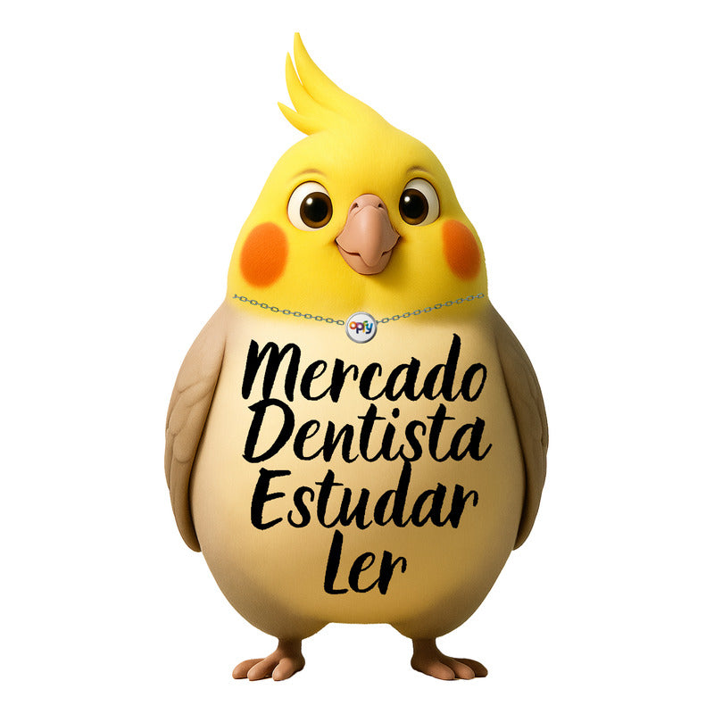 Ímã De Geladeira Calopsita Grande (40x28 Cm) - Lousa Magn.