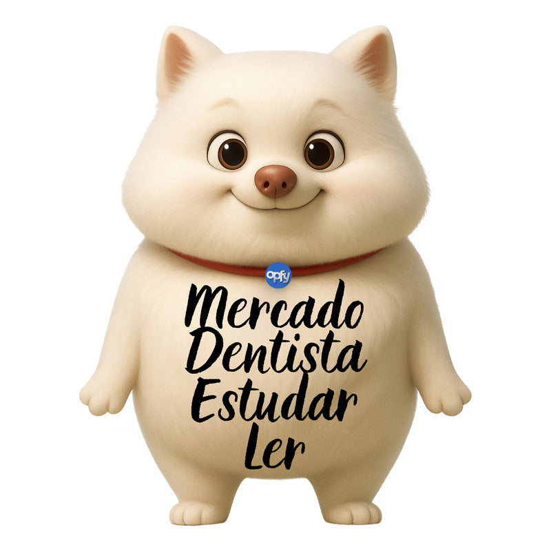 Ímã De Geladeira Lulu Da Pomerania Grande (a3) - Lousa Magn.