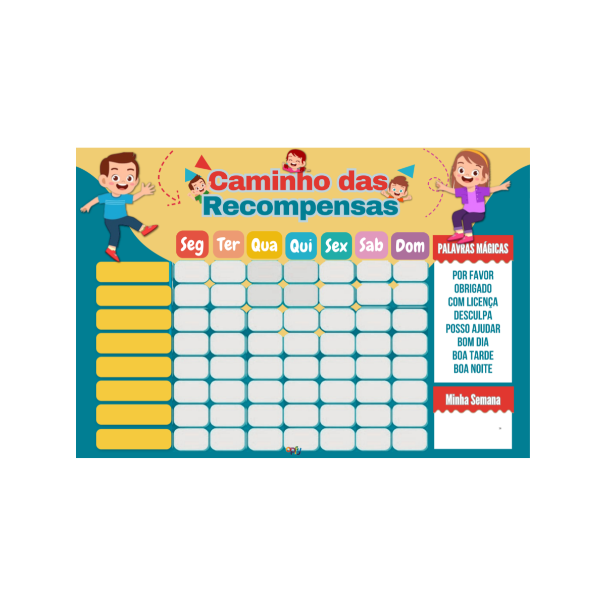 Quadro De Rotina Infantil Incentivo Quadro De Parede