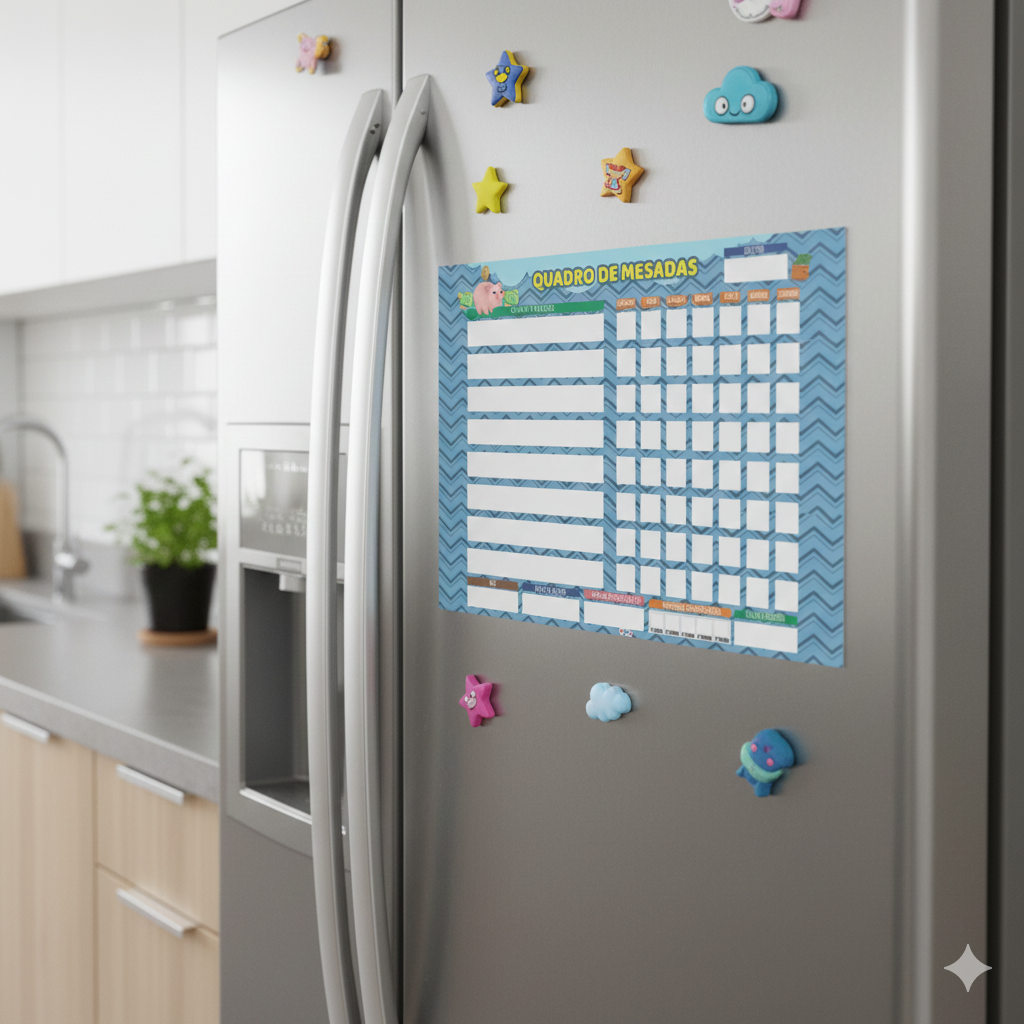 Quadro De Mesada Infantil - Educativo