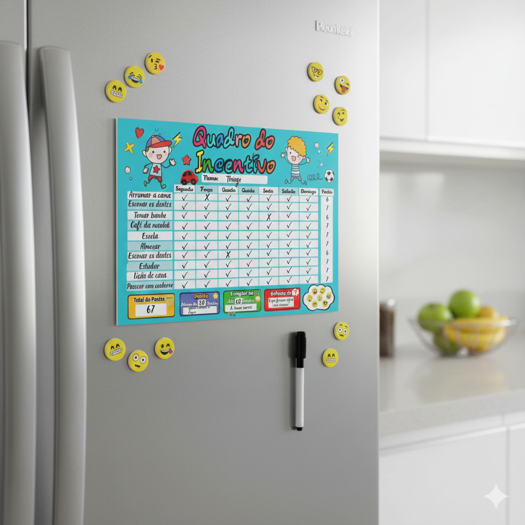 Quadro Comportamento Infantil Personalizado - Regras