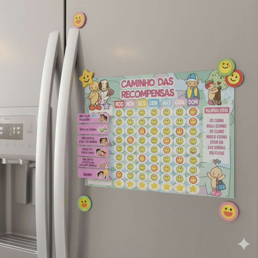 Quadro De Tarefas E Incentivo Infantil Bobbie Goods - Opfy