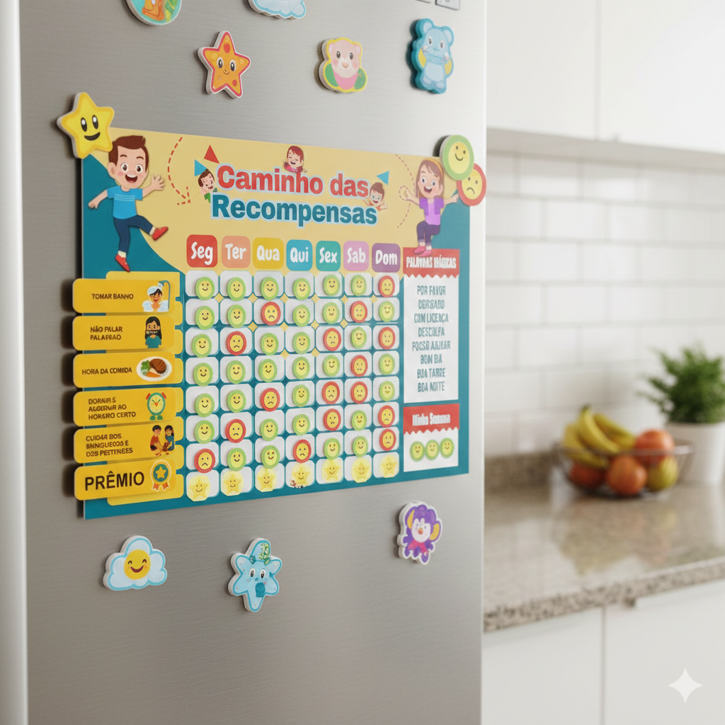 Quadro Comportamento Infantil Personalizado - Regras