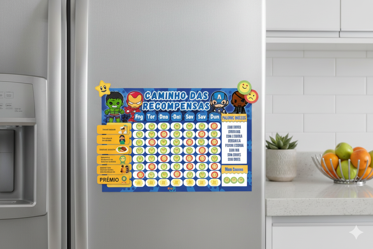 Quadro De Rotina Diária Infantil Incentivo Herois Atividades