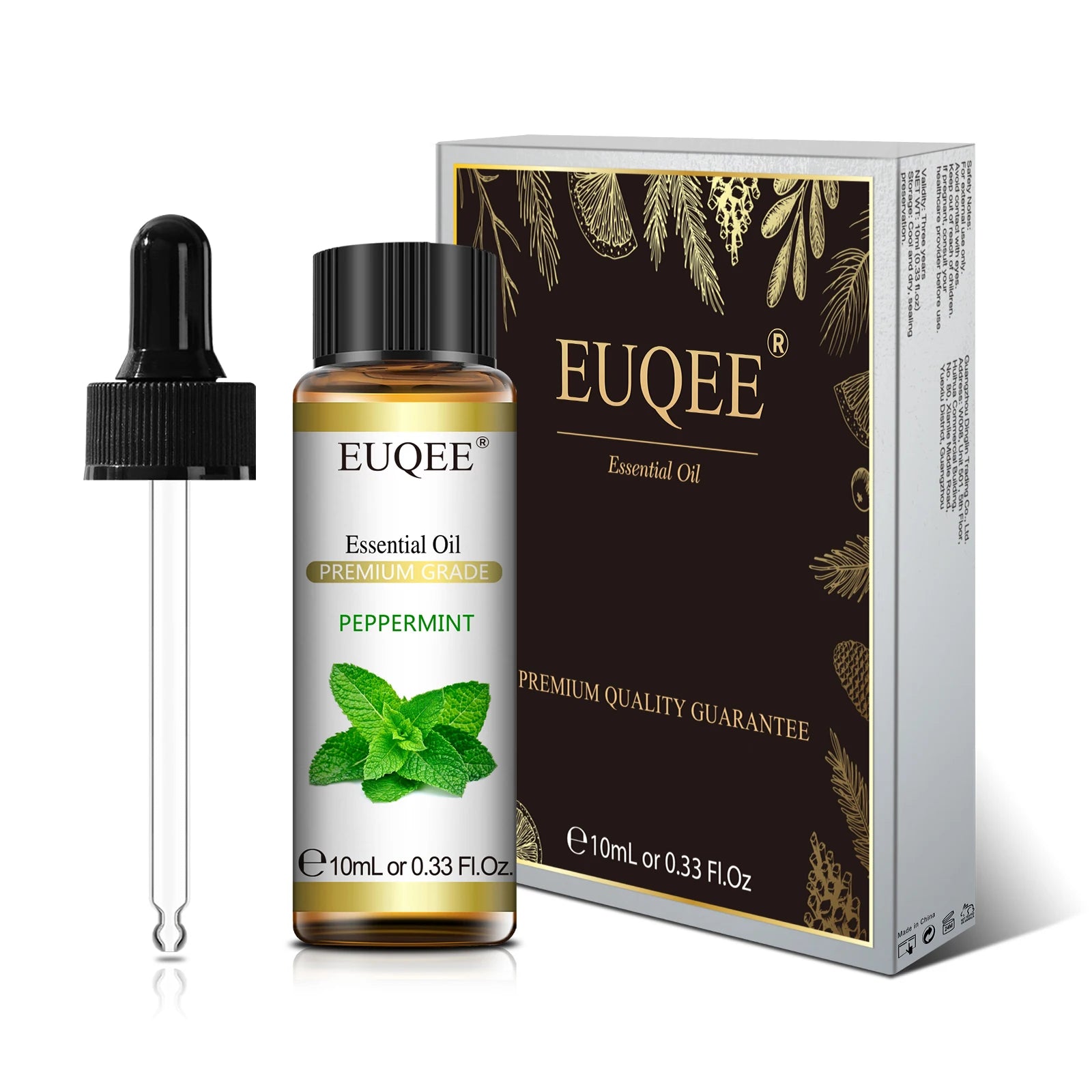 Óleo Essencial Natural EUQEE: Aromaterapia com Qualidade Premium 10ml!