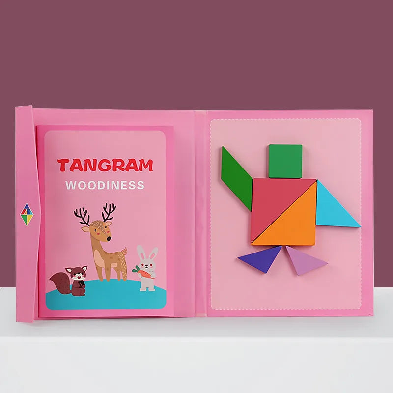 Livro Sensorial Tangram: Diversão que Ensina!