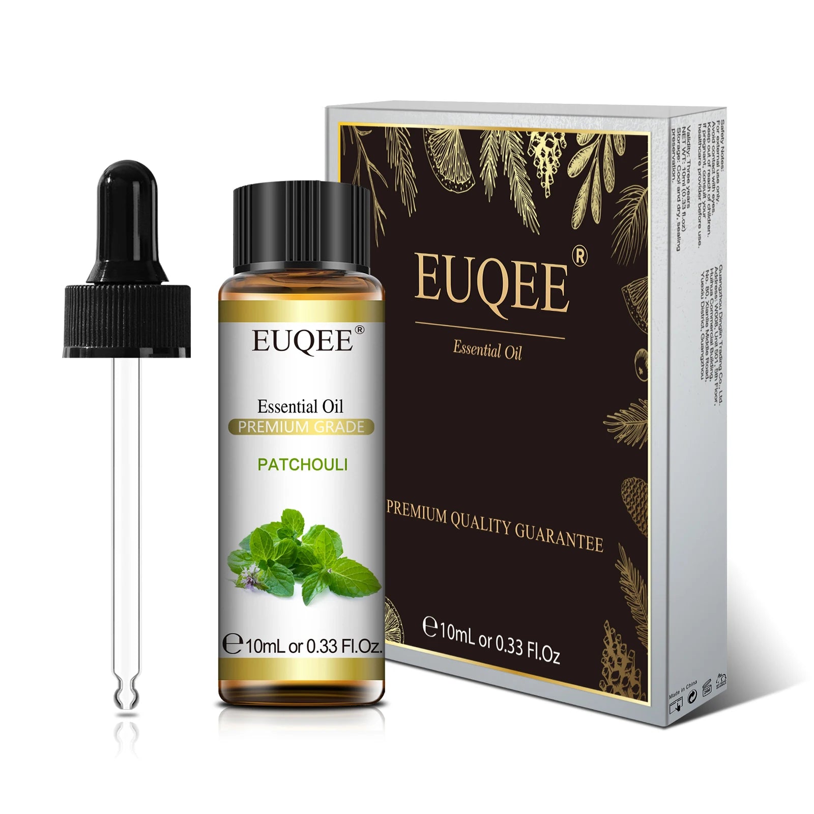 Óleo Essencial Natural EUQEE: Aromaterapia com Qualidade Premium 10ml!