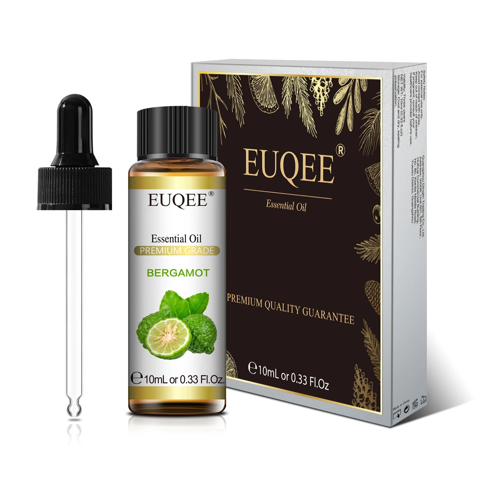 Óleo Essencial Natural EUQEE: Aromaterapia com Qualidade Premium 10ml!