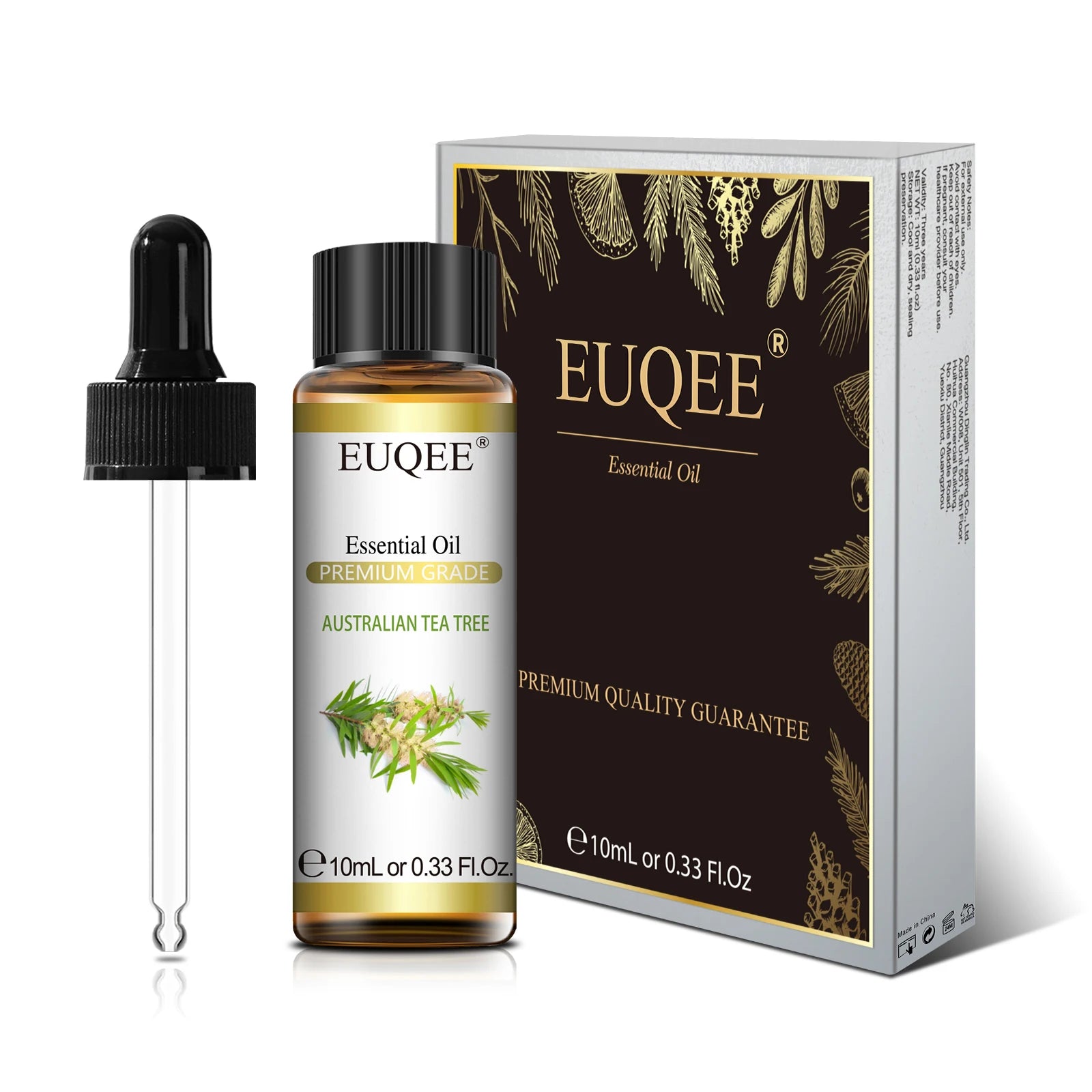 Óleo Essencial Natural EUQEE: Aromaterapia com Qualidade Premium 10ml!