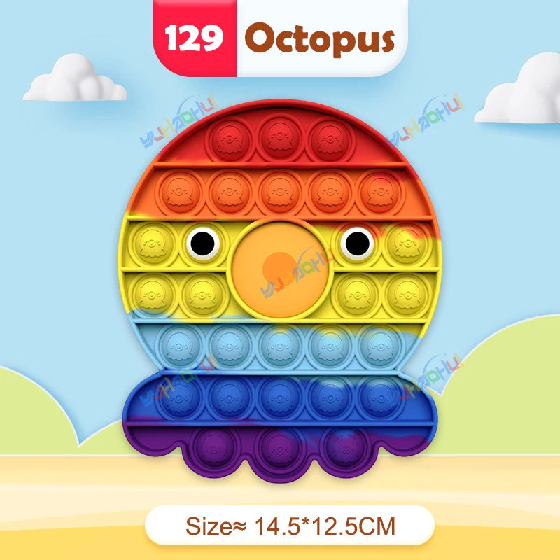 Pop It Formas Divertidas OPFY: Coruja, Dino ou Caranguejo para se Divertir!