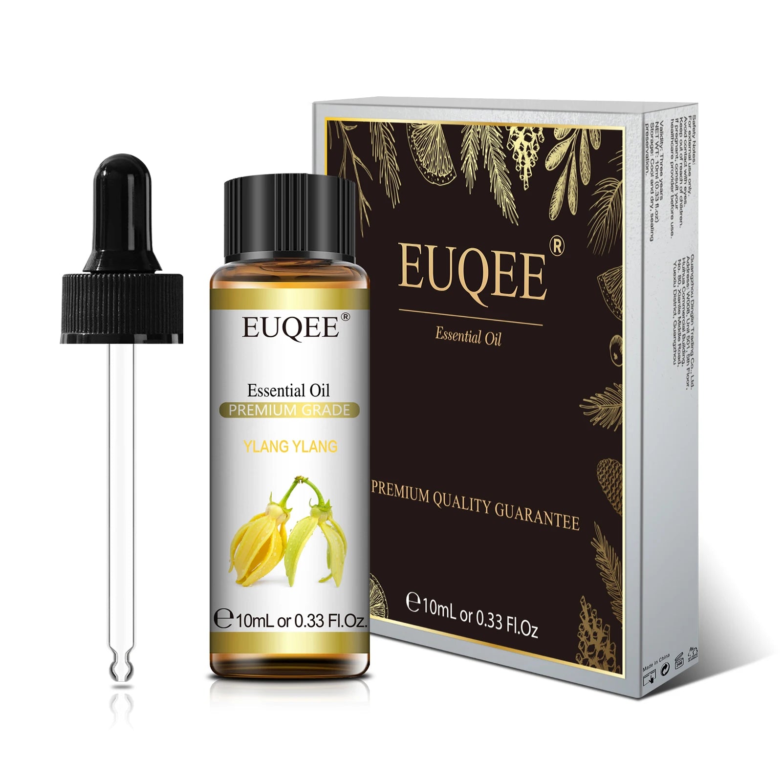 Óleo Essencial Natural EUQEE: Aromaterapia com Qualidade Premium 10ml!