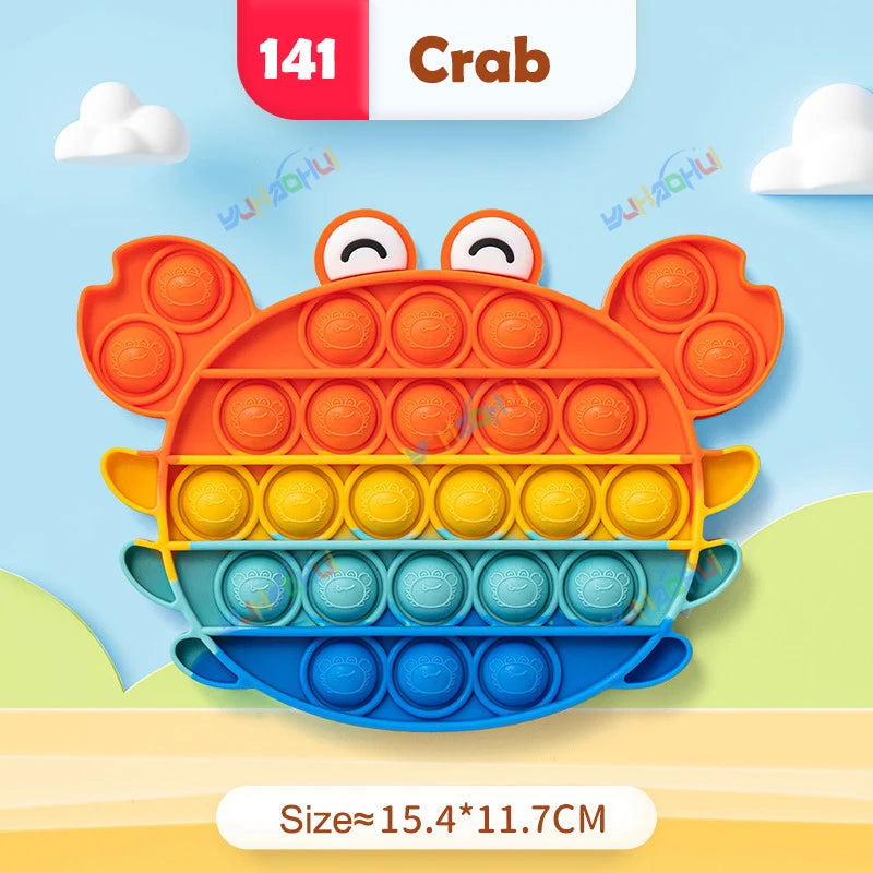 Pop It Formas Divertidas OPFY: Coruja, Dino ou Caranguejo para se Divertir!