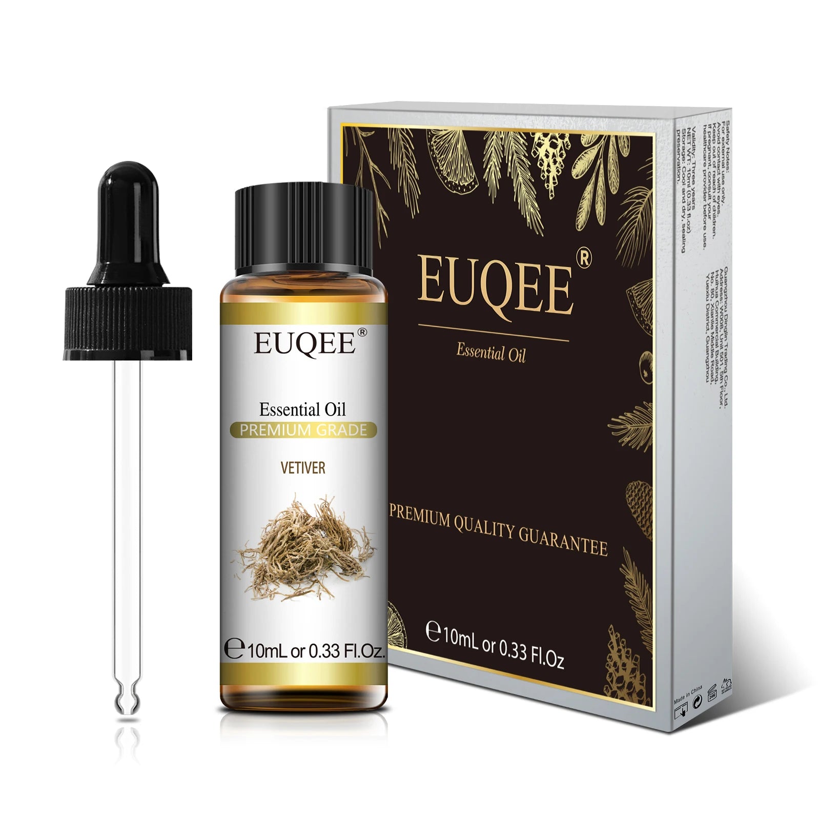 Óleo Essencial Natural EUQEE: Aromaterapia com Qualidade Premium 10ml!