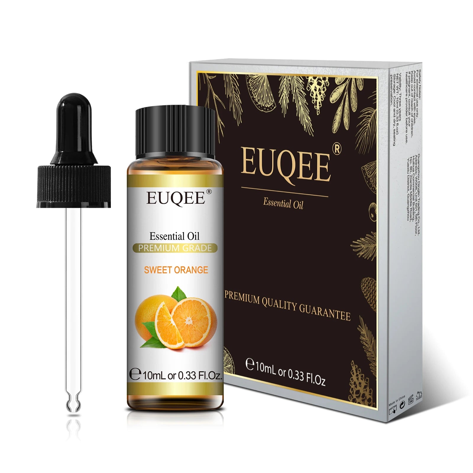 Óleo Essencial Natural EUQEE: Aromaterapia com Qualidade Premium 10ml!