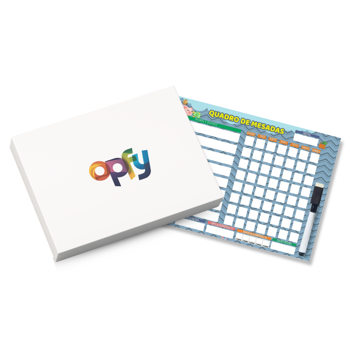 Quadro De Mesada Infantil - Educativo