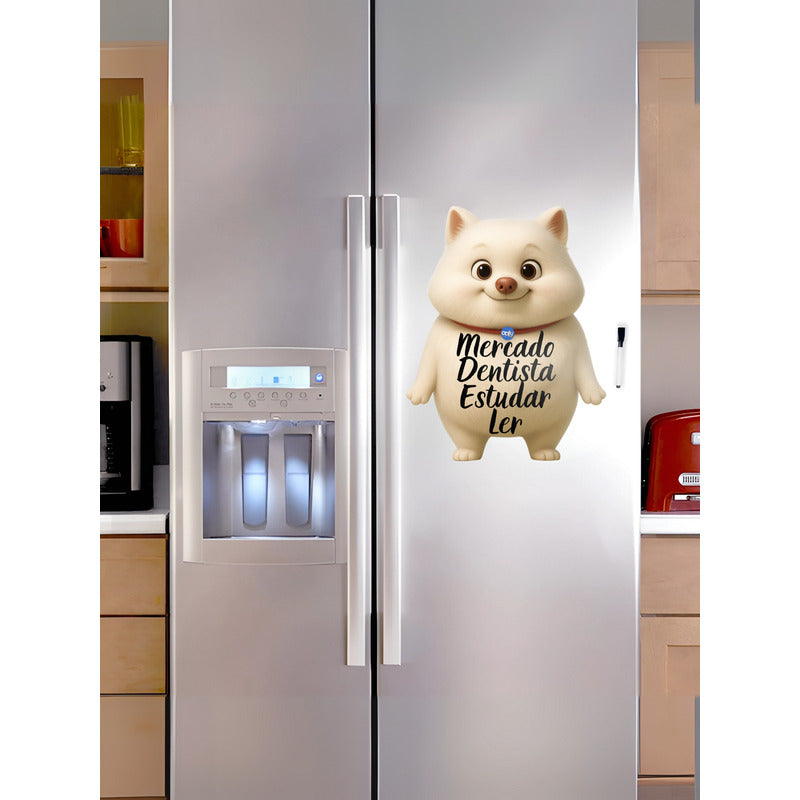 Ímã De Geladeira Lulu Da Pomerania Grande (a3) - Lousa Magn.