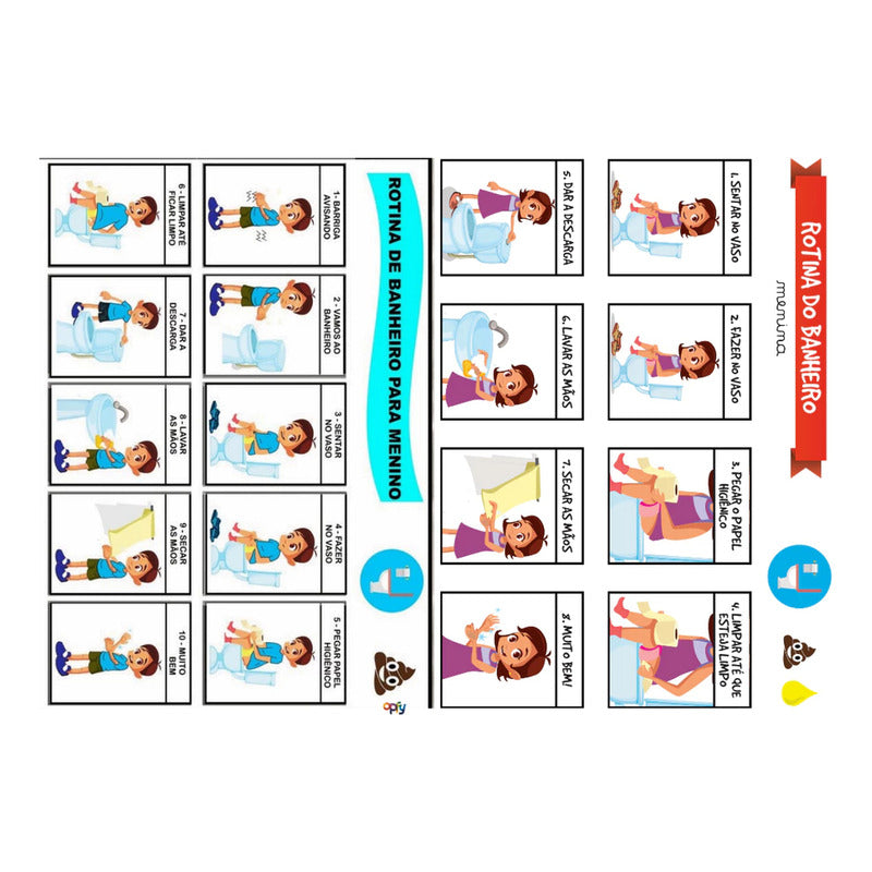 Kit Quadro Incentivo Desfralde Infantil Com Adesivos