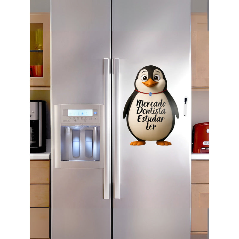 Ímã De Geladeira Pinguim Grande (28x40) - Lousa Magn.