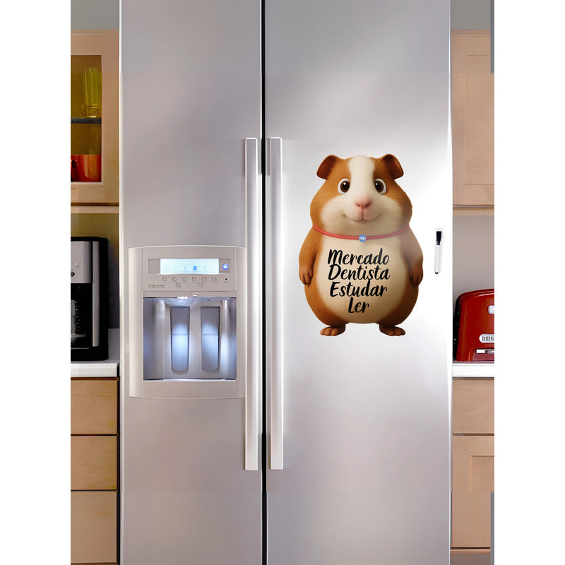 Ímã De Geladeira Hamster Grande (40 X 28 Cm) - Lousa Magn.