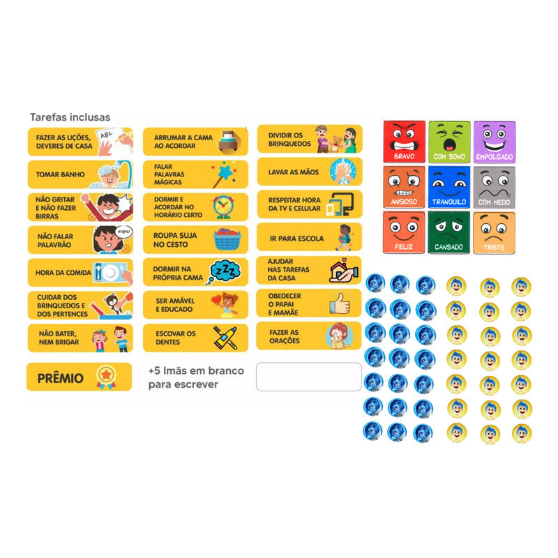 Quadro De Incentivo Infantil Divertidamente