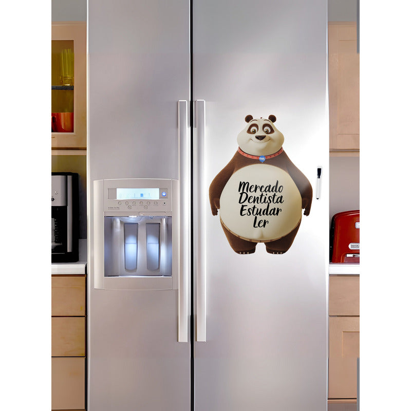 Ímã De Geladeira Panda Grande (40x28 Cm) - Lousa Magn.