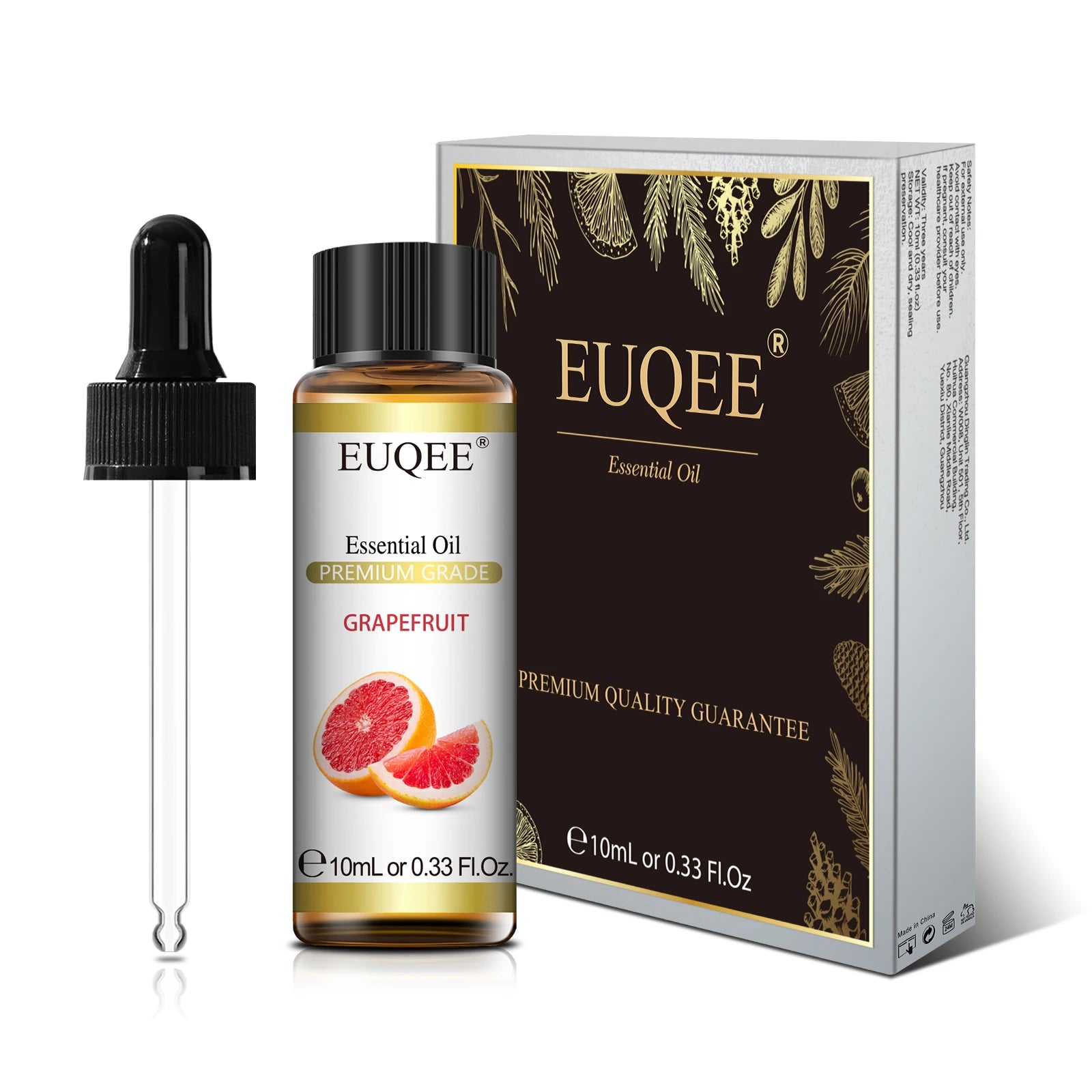 Óleo Essencial Natural EUQEE: Aromaterapia com Qualidade Premium 10ml!