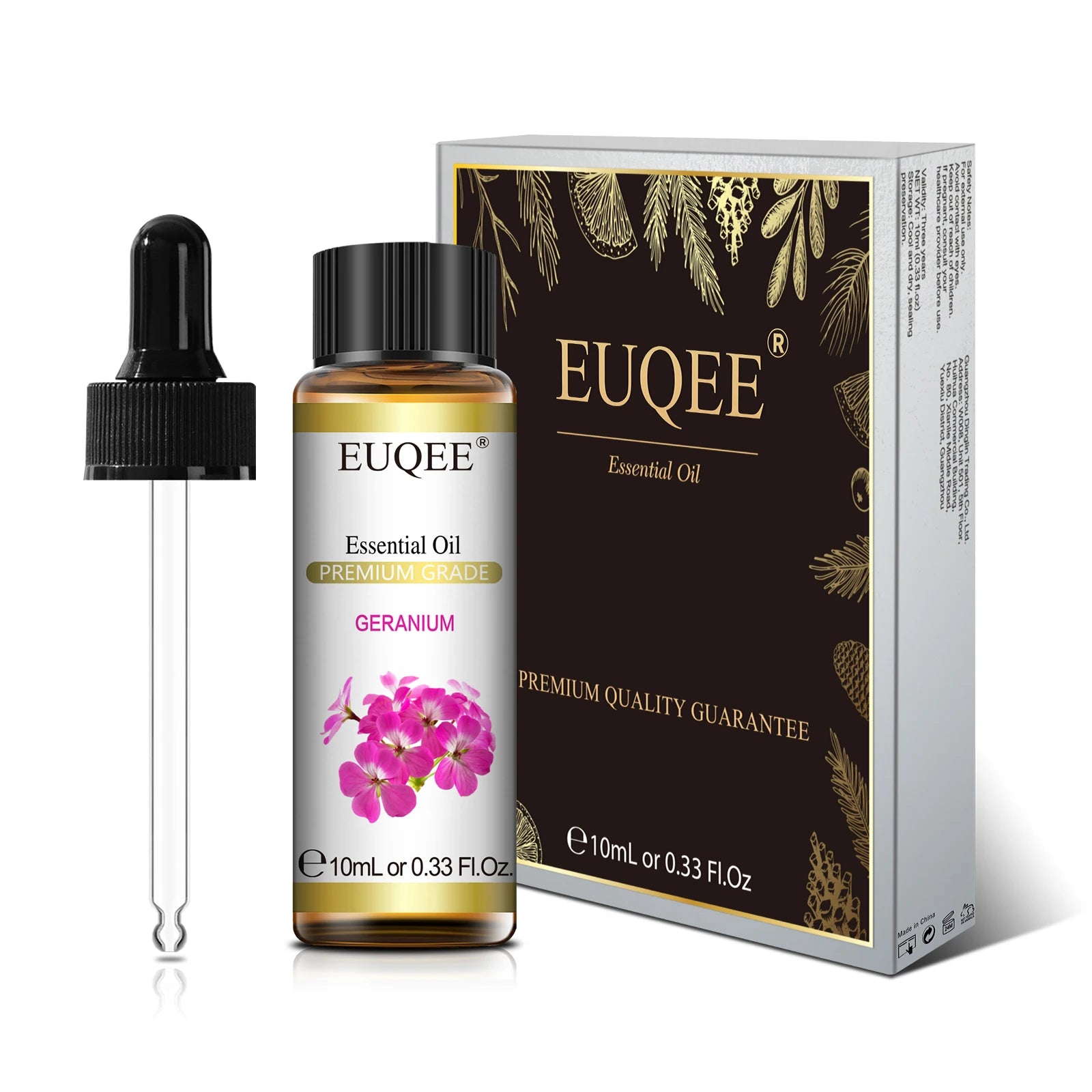 Óleo Essencial Natural EUQEE: Aromaterapia com Qualidade Premium 10ml!