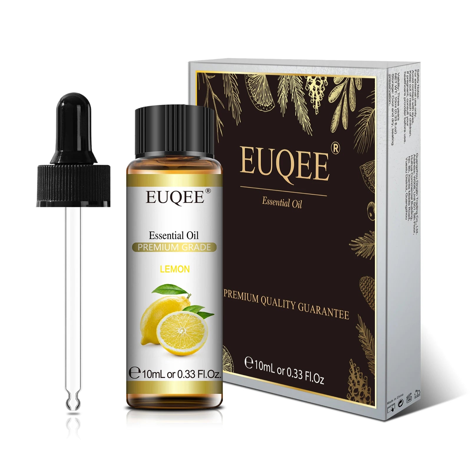 Óleo Essencial Natural EUQEE: Aromaterapia com Qualidade Premium 10ml!