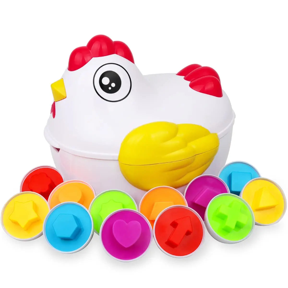 Ninho da Galinha Sensorial OPFY: Aprenda Brincando com Encaixes!