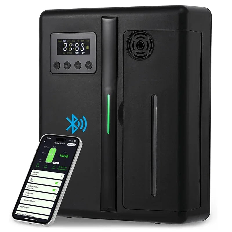 Difusor de Fragrância Bluetooth OPFY: Controle via App, Parede ou Mesa!