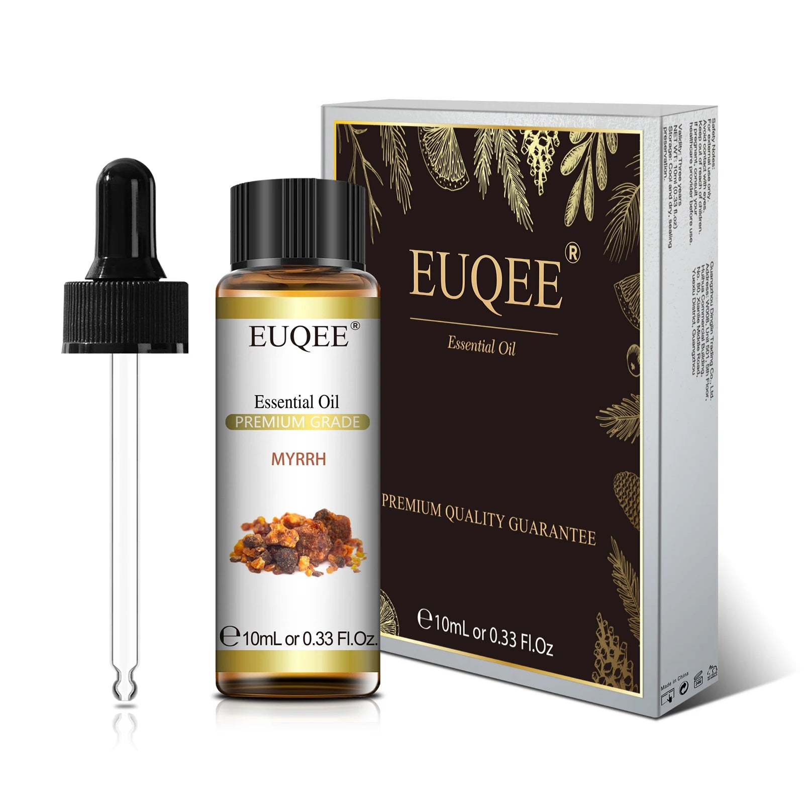 Óleo Essencial Natural EUQEE: Aromaterapia com Qualidade Premium 10ml!