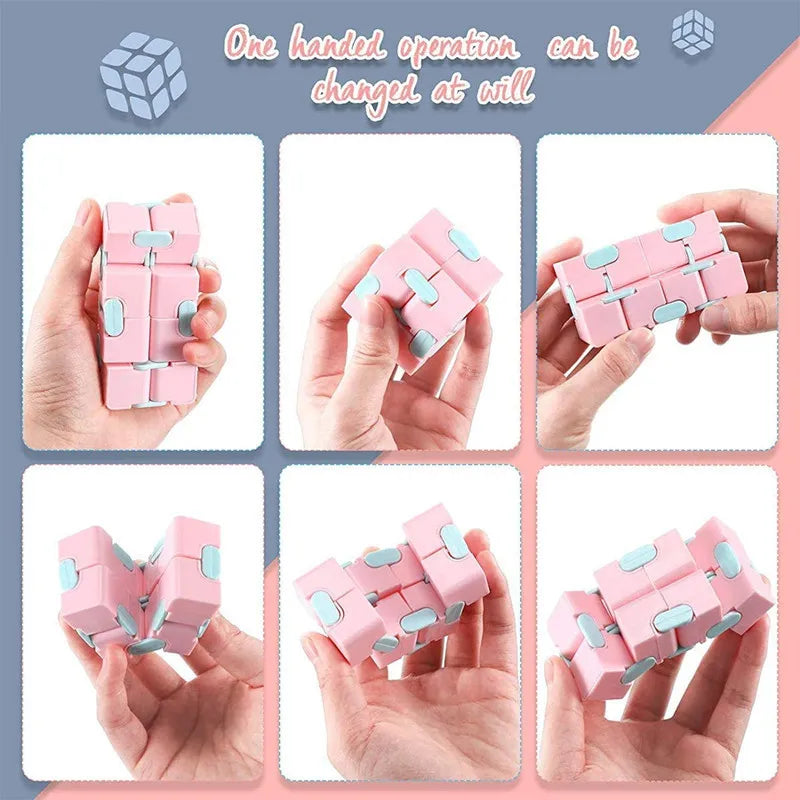 Cubo Sensorial Infinito OPFY: Relaxe e Estimule com Movimento!