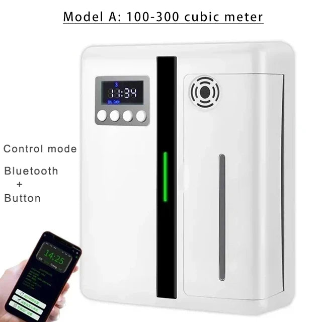 Difusor de Fragrância Bluetooth OPFY: Controle via App, Parede ou Mesa!