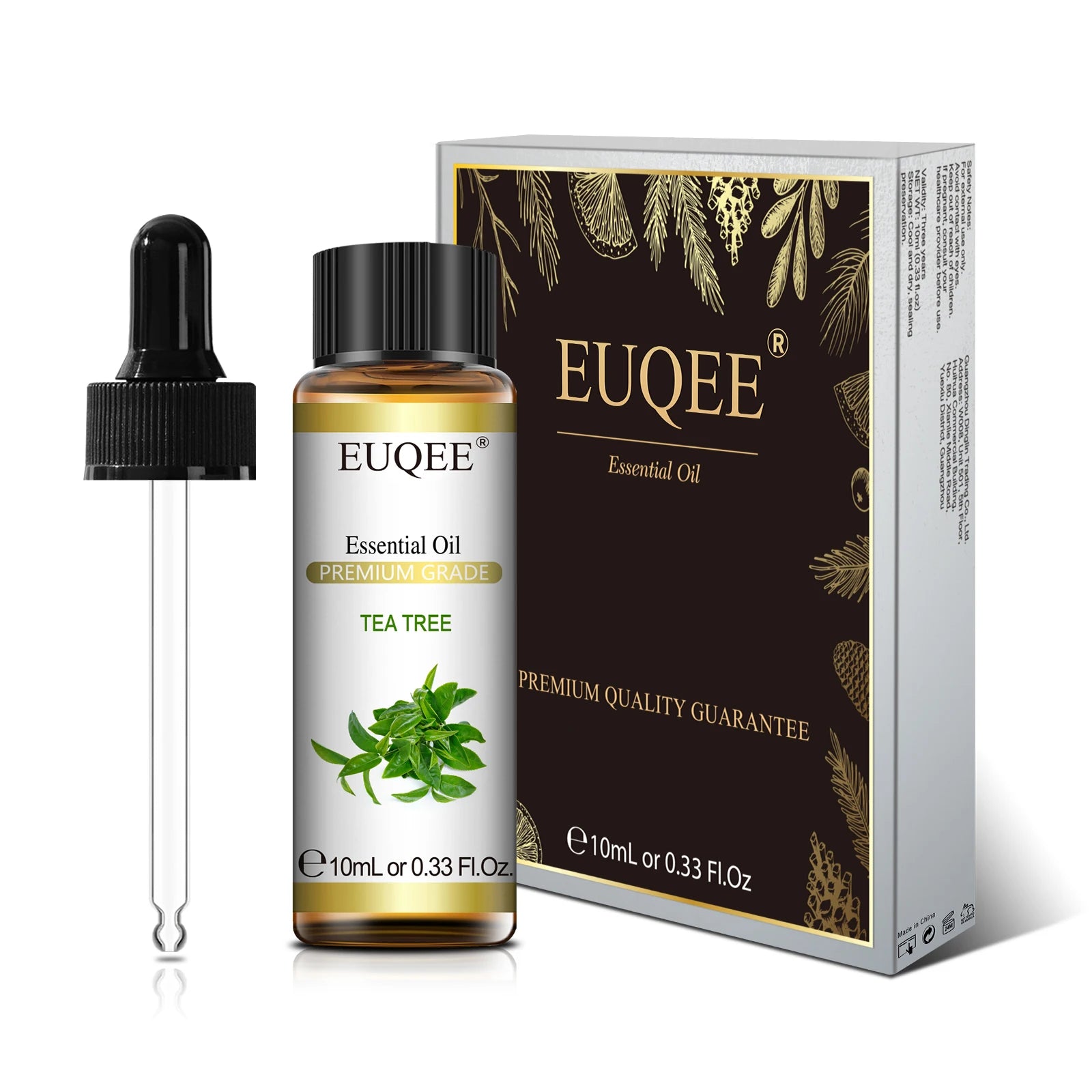 Óleo Essencial Natural EUQEE: Aromaterapia com Qualidade Premium 10ml!