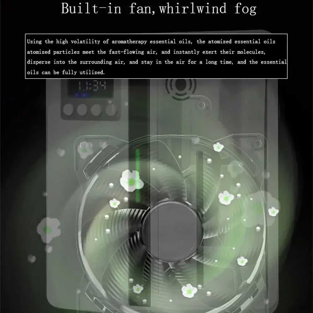 Difusor de Fragrância Bluetooth OPFY: Controle via App, Parede ou Mesa!